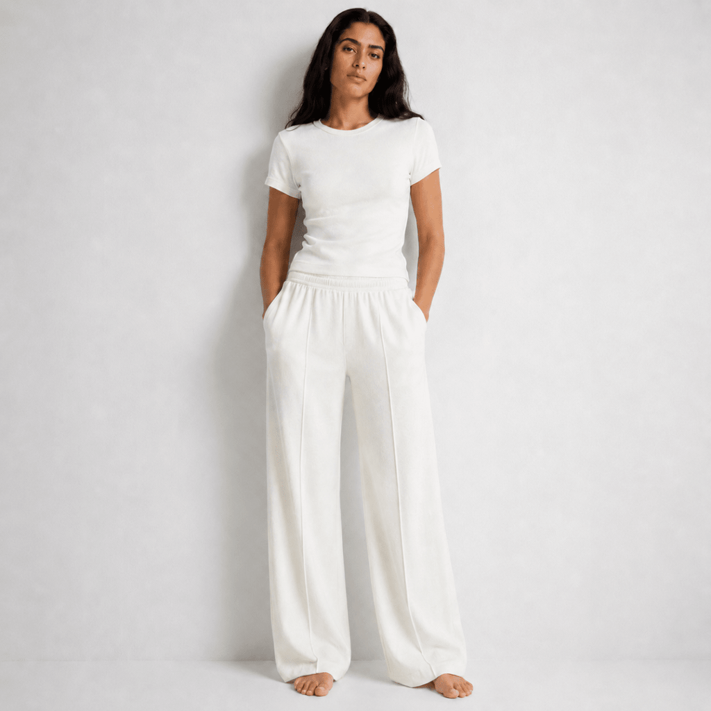 Pearl Wide-Leg Pull-On Trousers XS - Premium Unisex | LEKSI Pakistan