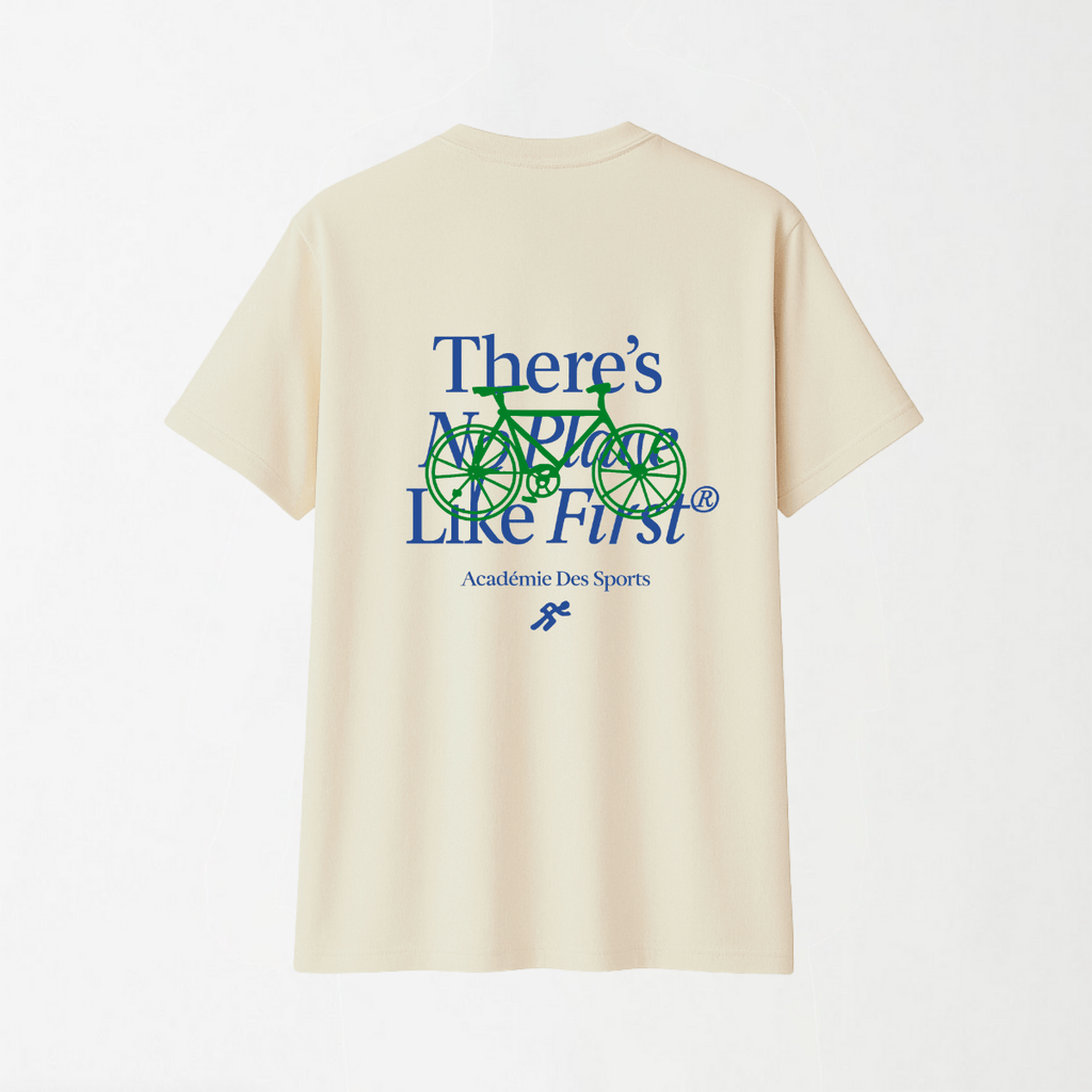 Pedal First - Round Neck Unisex T Shirt S - Premium Unisex Graphic T-Shirt | LEKSI Pakistan