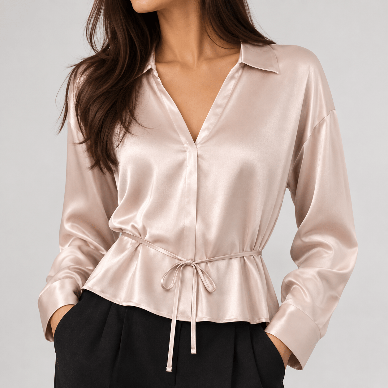 Pink Satin Blouse XS - Premium Unisex | LEKSI Pakistan