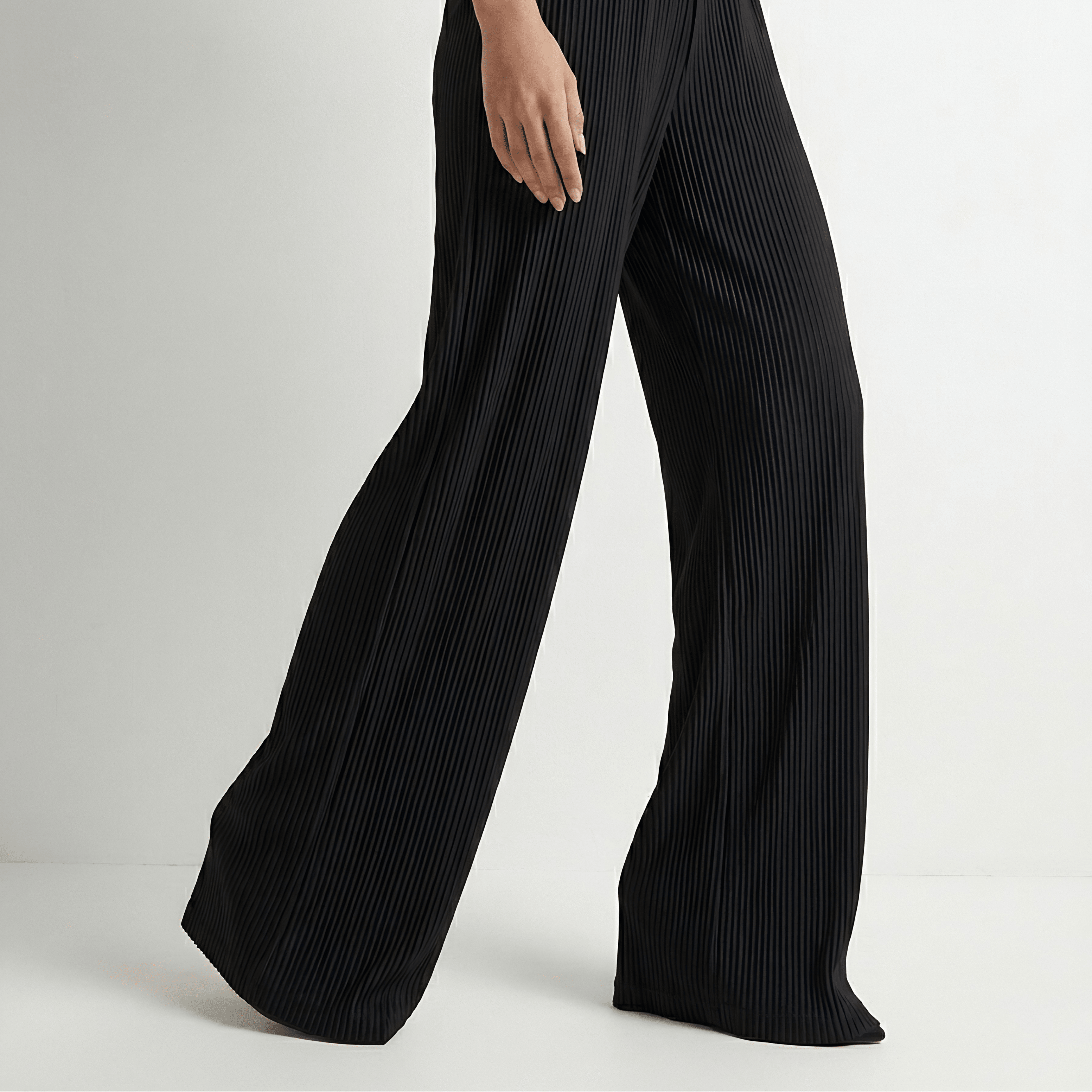 Plissé Straight - Leg Pants XS - Premium Unisex Baggy Pleated Pants | LEKSI Pakistan