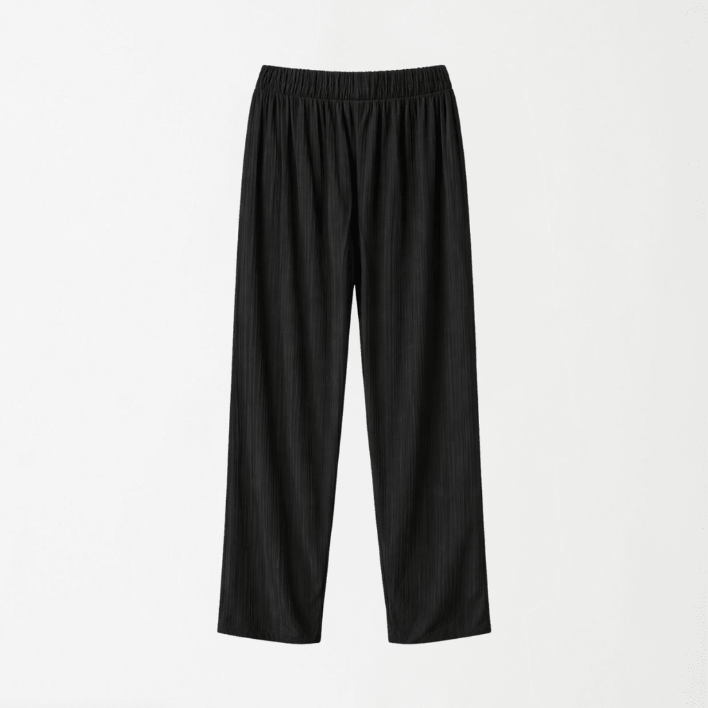 Plissé Straight - Leg Pants XS - Premium Unisex Baggy Pleated Pants | LEKSI Pakistan