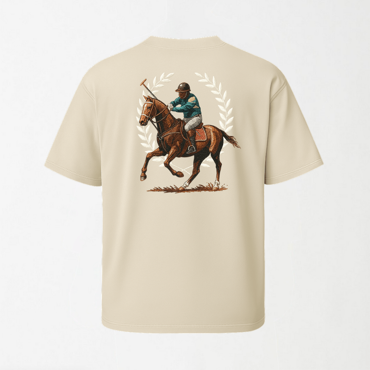 Polo Prestige - Round Neck Unisex T Shirt S - Premium Unisex Graphic T-Shirt | LEKSI Pakistan