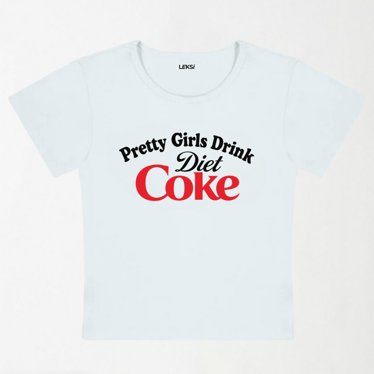Pretty Girls Drink Diet Coke Y2K Baby Tee XXS - Premium Unisex | LEKSI Pakistan