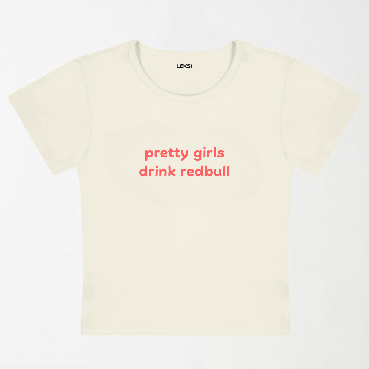 Pretty Girls Drink Redbull Y2K Baby Tee XXS - Premium Unisex | LEKSI Pakistan