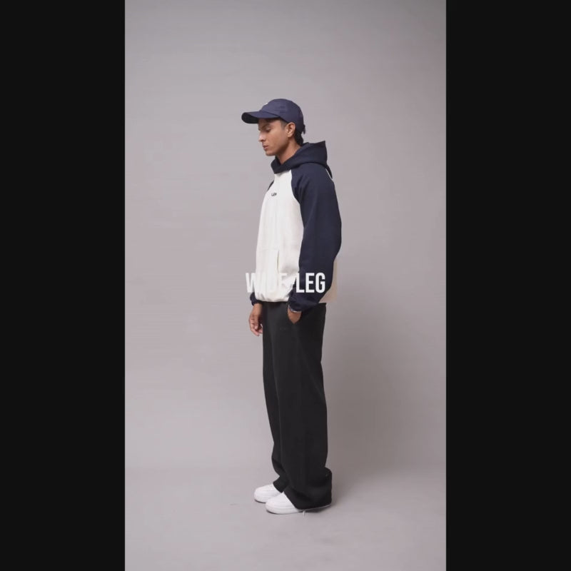Jet Black Unisex Straight Leg Pants
