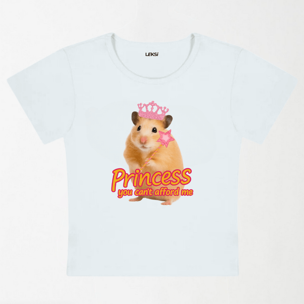 Princess You Can't Afford Me Y2K Baby Tee XXS - Premium Unisex | LEKSI Pakistan