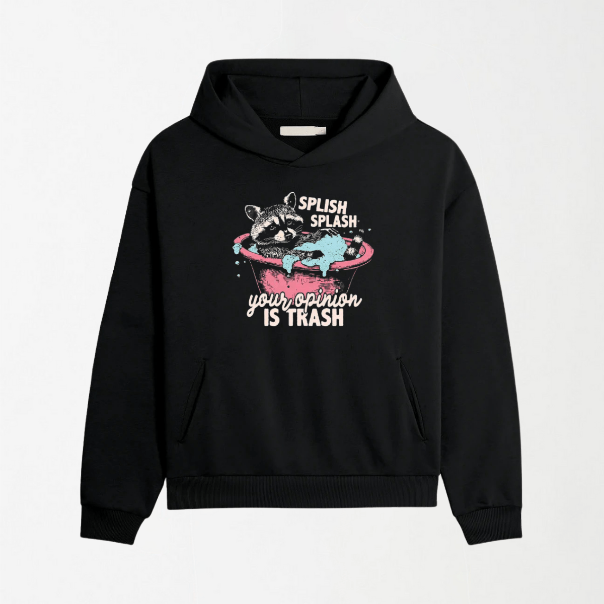 Raccoons Trash Opinion - Graphic Hoodie S - Premium Unisex | LEKSI Pakistan