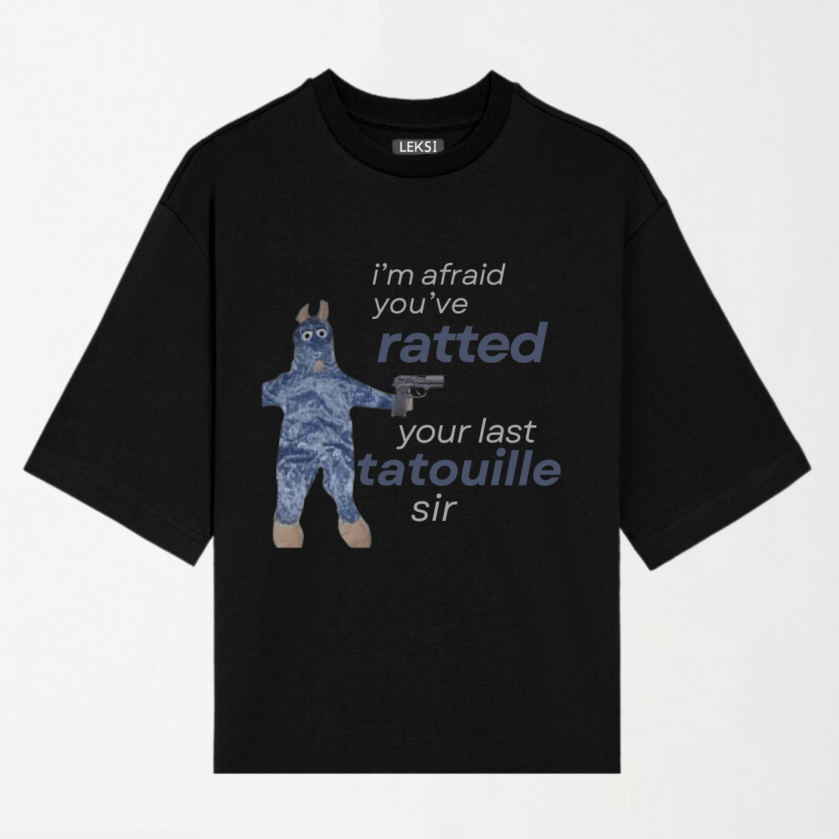 Ratted Last Tatouille - Round Neck Unisex T Shirt S - Premium Unisex Graphic T-Shirt | LEKSI Pakistan