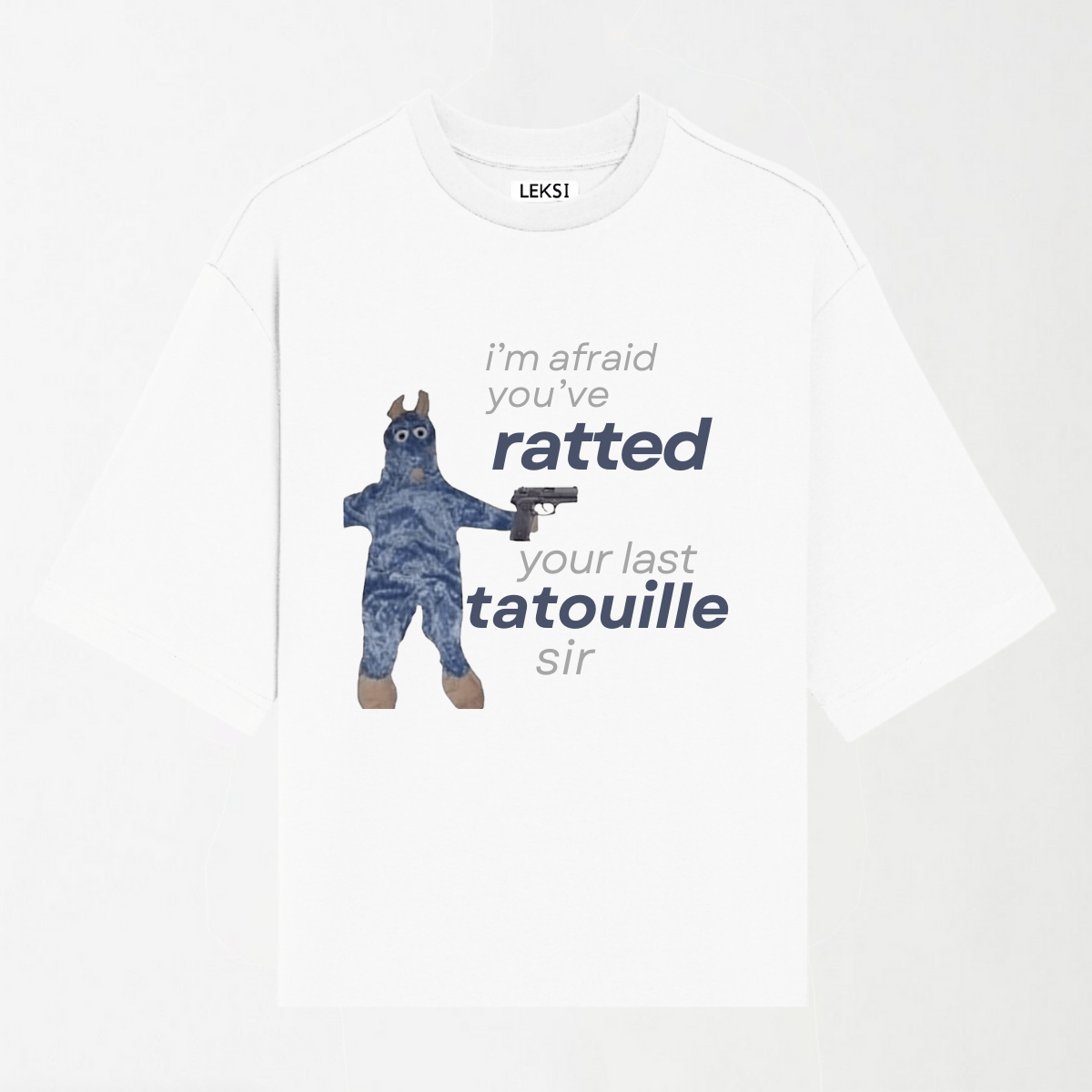 Ratted Last Tatouille - Round Neck Unisex T Shirt S - Premium Unisex Graphic T-Shirt | LEKSI Pakistan