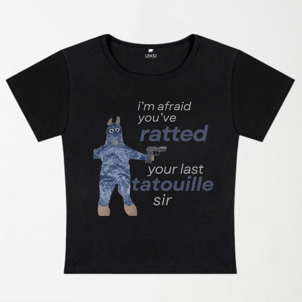 Ratted Last Tatouille Y2k Baby Tee XXS - Premium Unisex | LEKSI Pakistan
