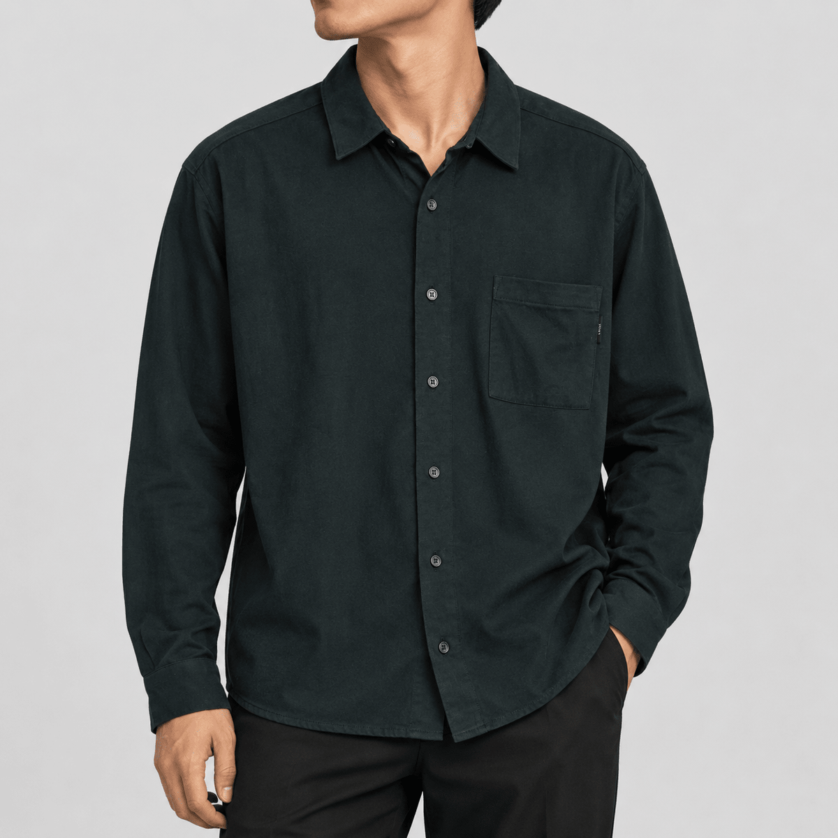 Raven Black Button Down XS - Premium Unisex | LEKSI Pakistan