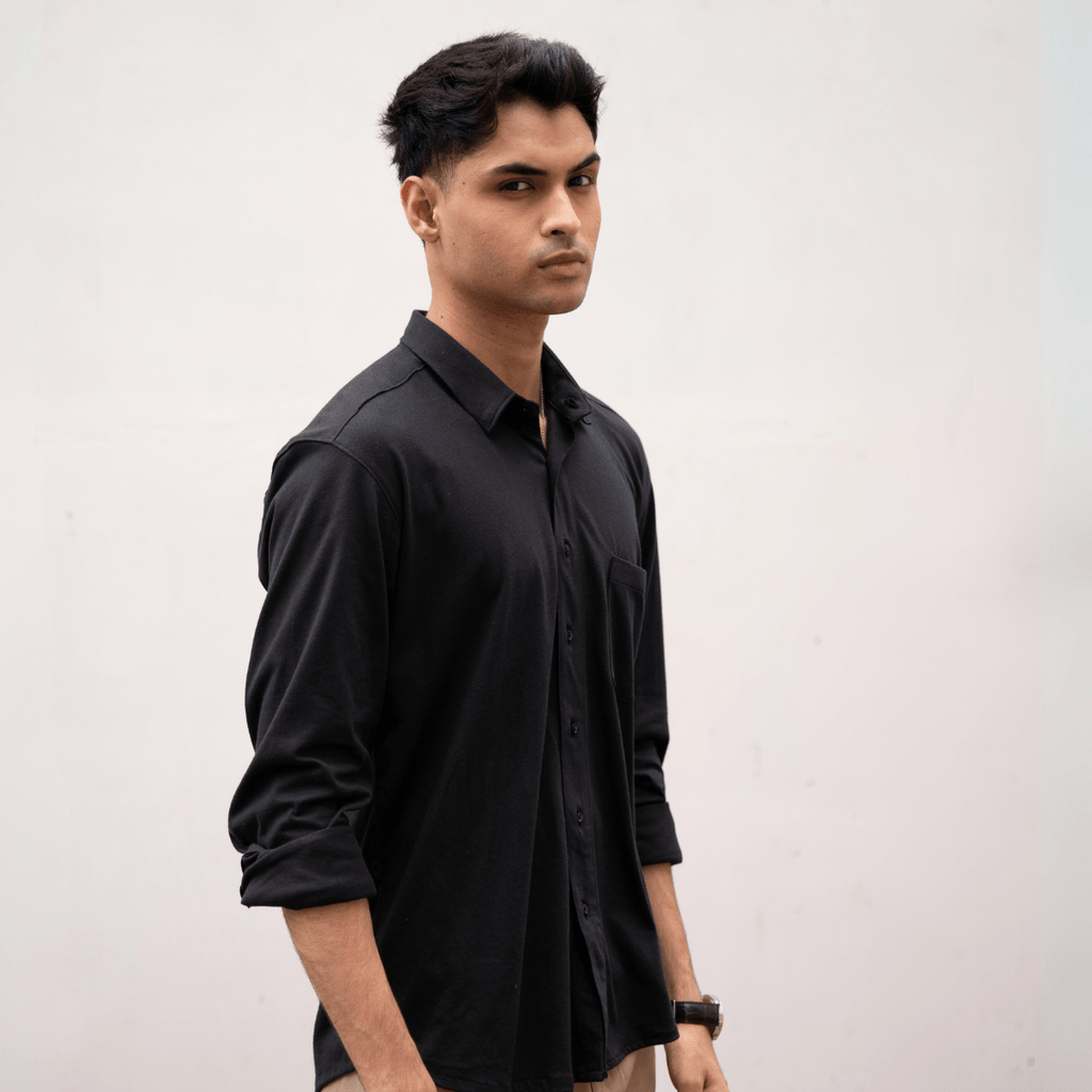 Raven Black Button Down XS - Premium Unisex | LEKSI Pakistan