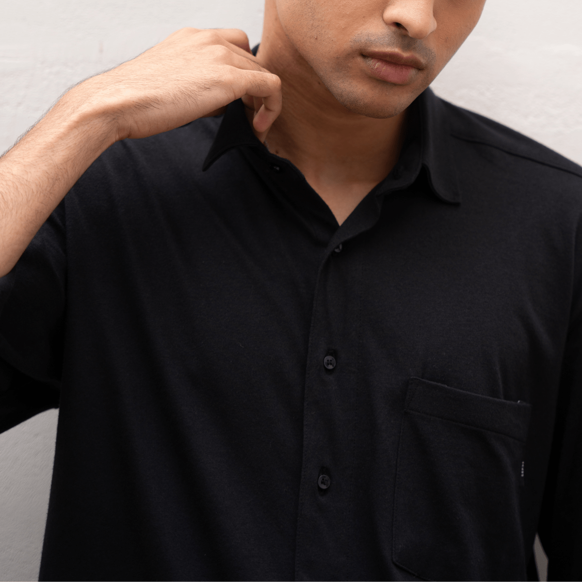 Raven Black Button Down XS - Premium Unisex | LEKSI Pakistan