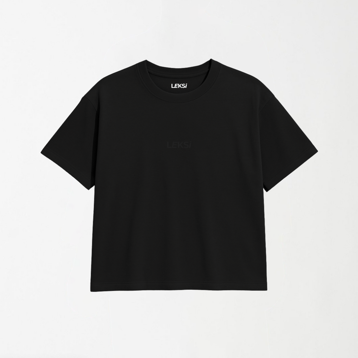 Redefined Black Boxy Top XS - Premium Unisex | LEKSI Pakistan