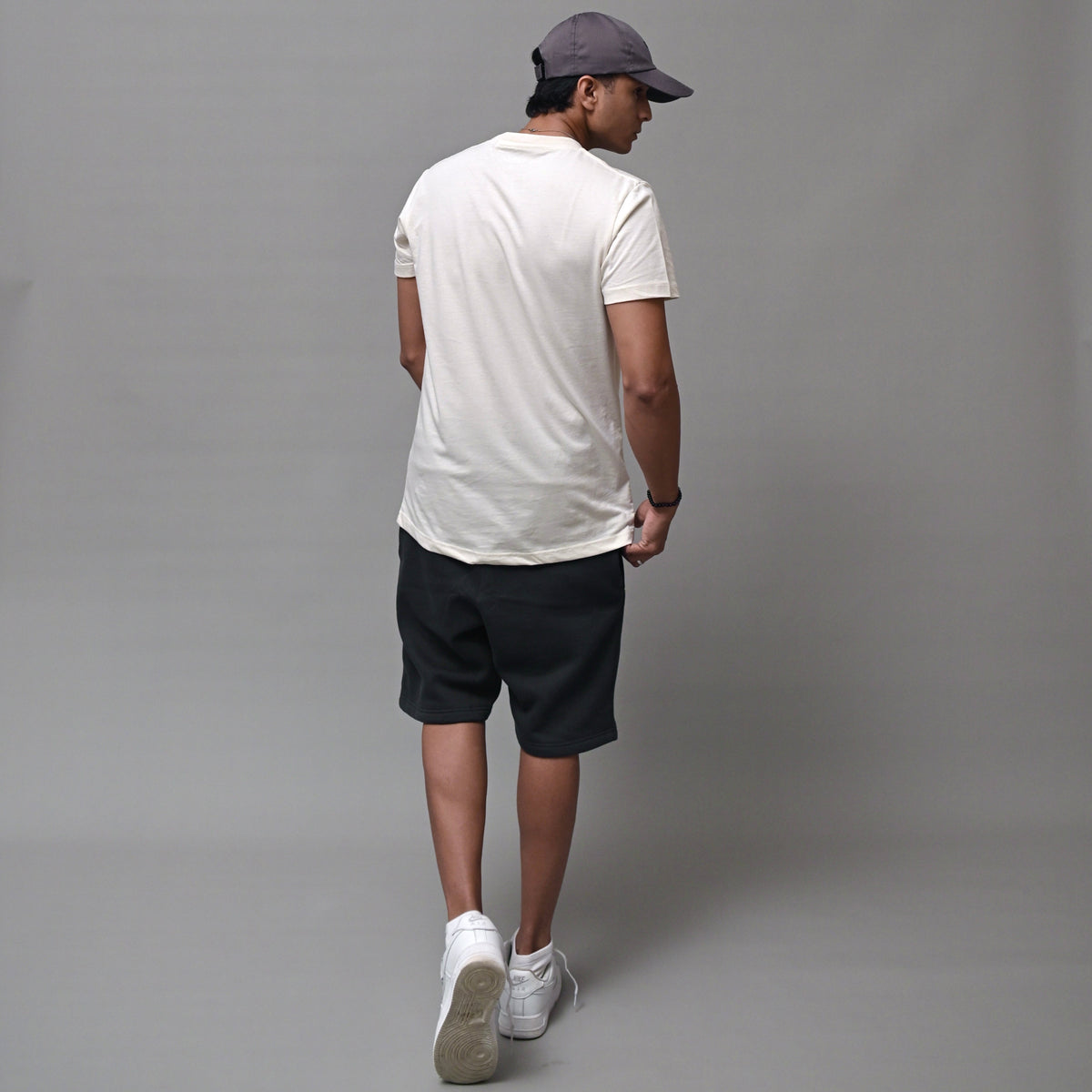 Redefined Charcoal Men’s Fleece Shorts S - Premium Unisex Men's Shorts | LEKSI Pakistan