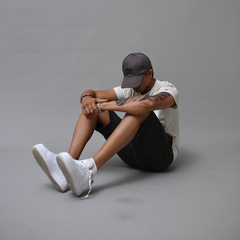 Redefined Charcoal Men’s Fleece Shorts S - Premium Unisex Men's Shorts | LEKSI Pakistan