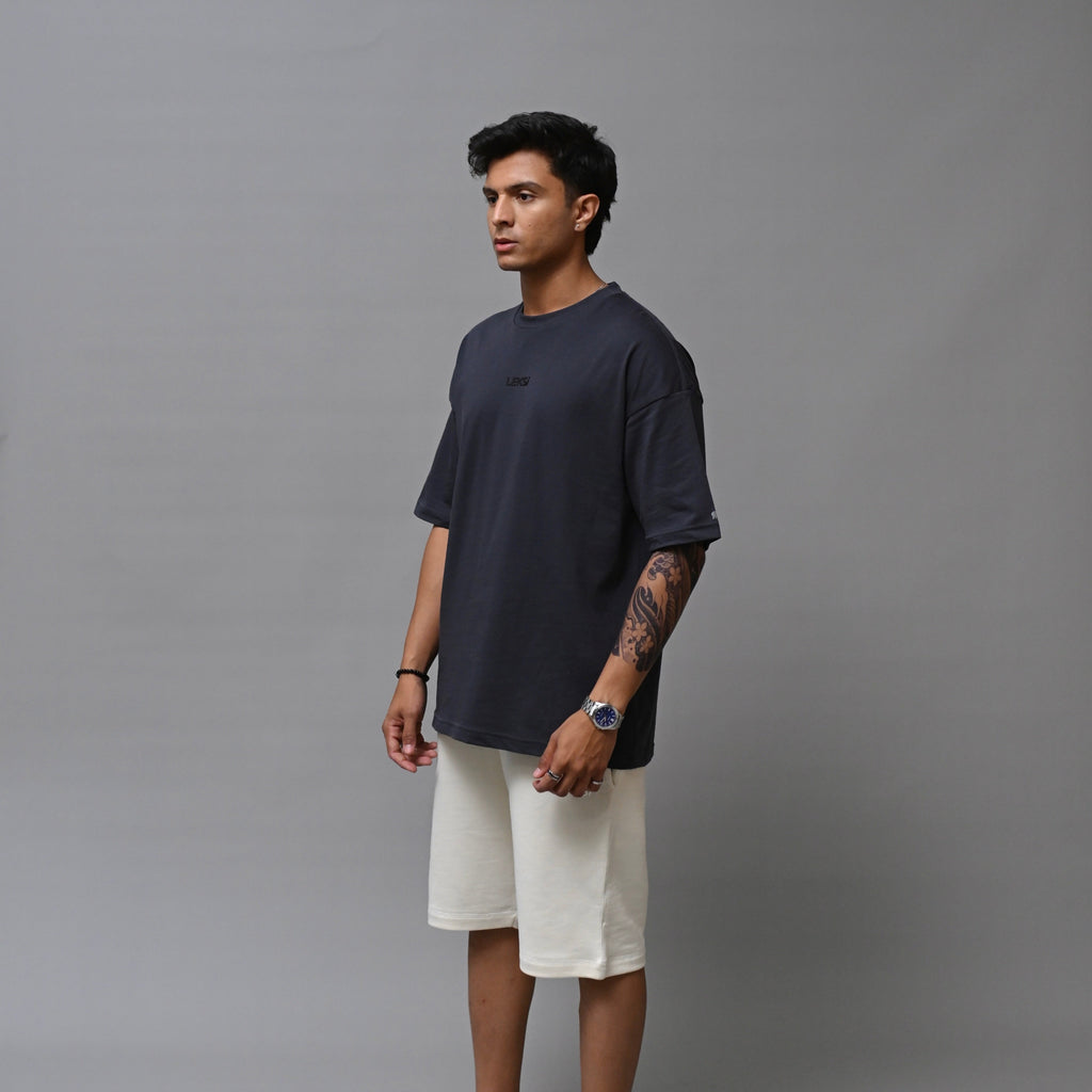 Redefined Grey Unisex Oversized T-Shirt XS - Premium Unisex | LEKSI Pakistan