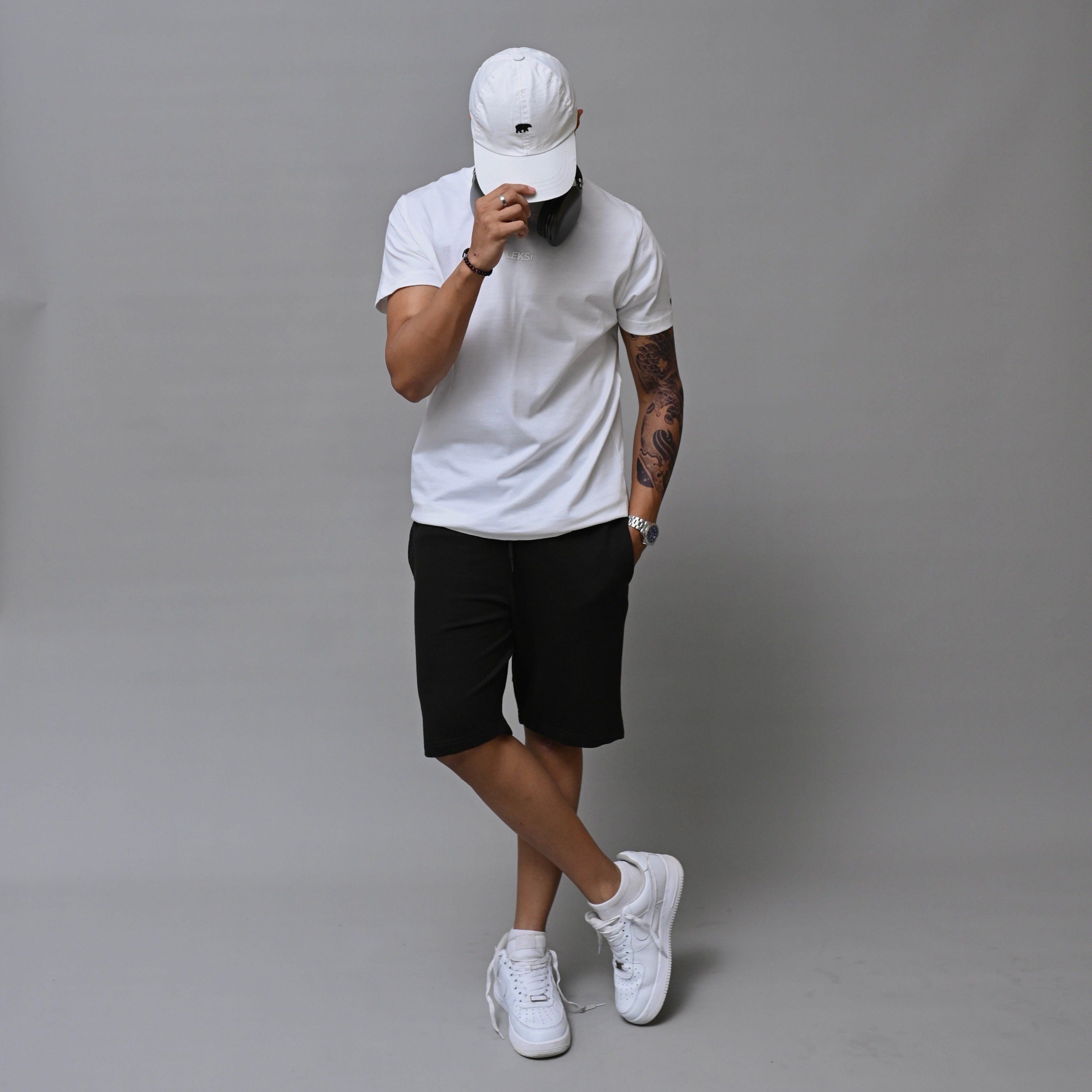 Redefined Men’s Coal Black Shorts XS - Premium Unisex Men's Shorts | LEKSI Pakistan