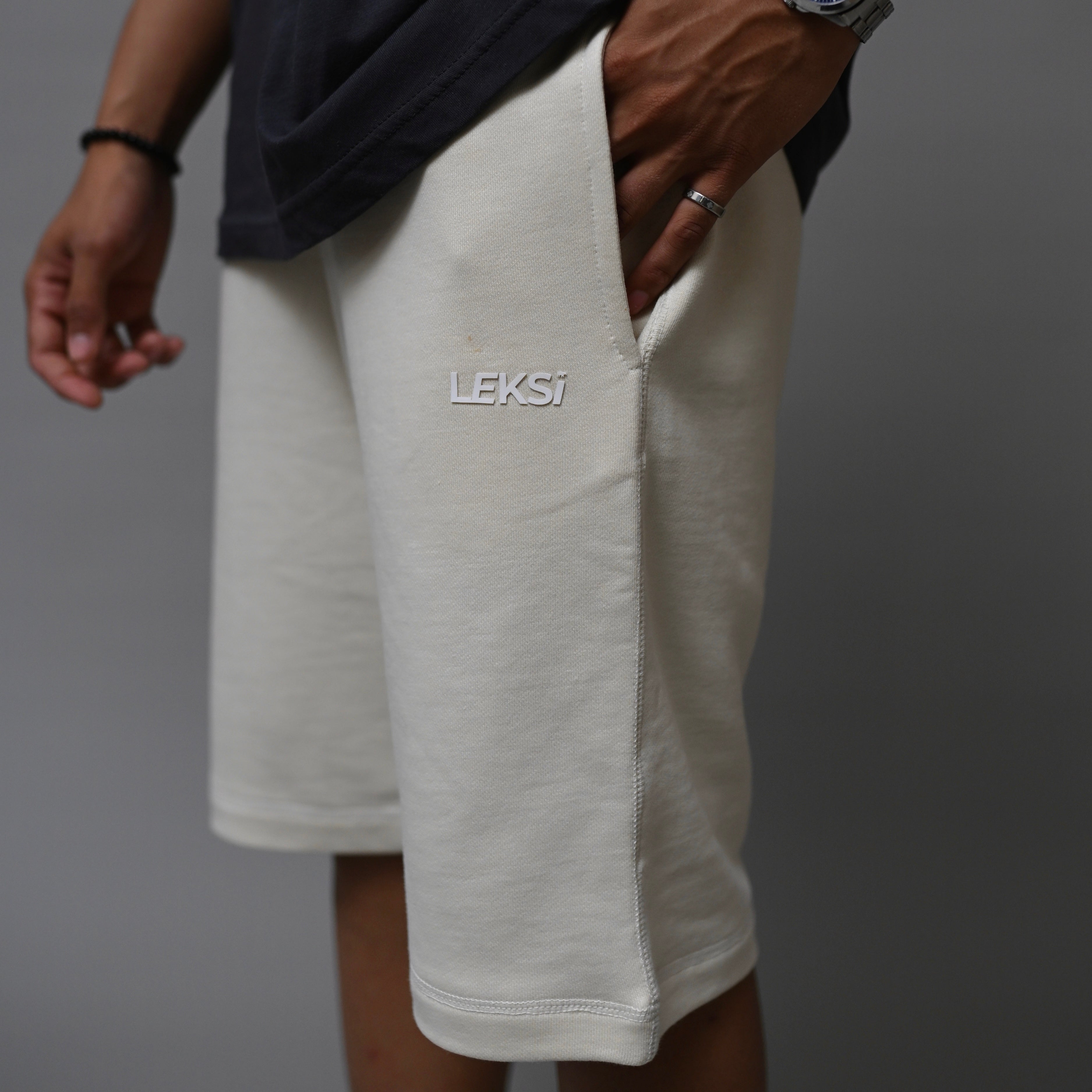 Redefined Off White Men’s Shorts S - Premium Unisex Men's Shorts | LEKSI Pakistan