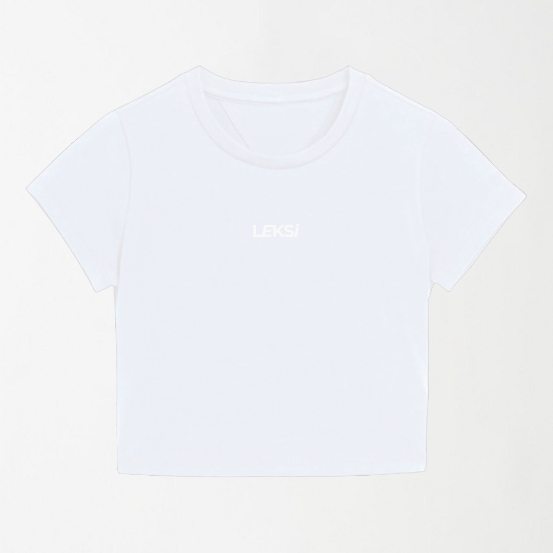 Redefined White Cropped Top XXS - Premium Unisex | LEKSI Pakistan