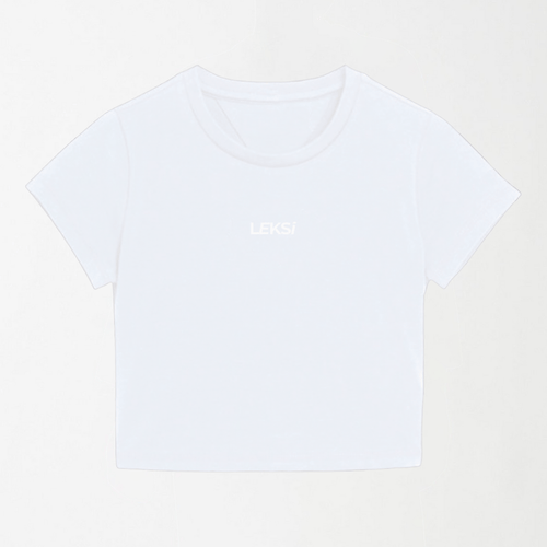 Redefined White Cropped Top XXS - Premium Unisex | LEKSI Pakistan