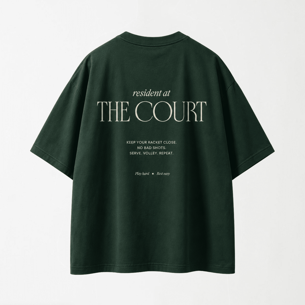 Resident At the Court Oversized Tee XS - Premium Unisex Graphic T-Shirt | LEKSI Pakistan
