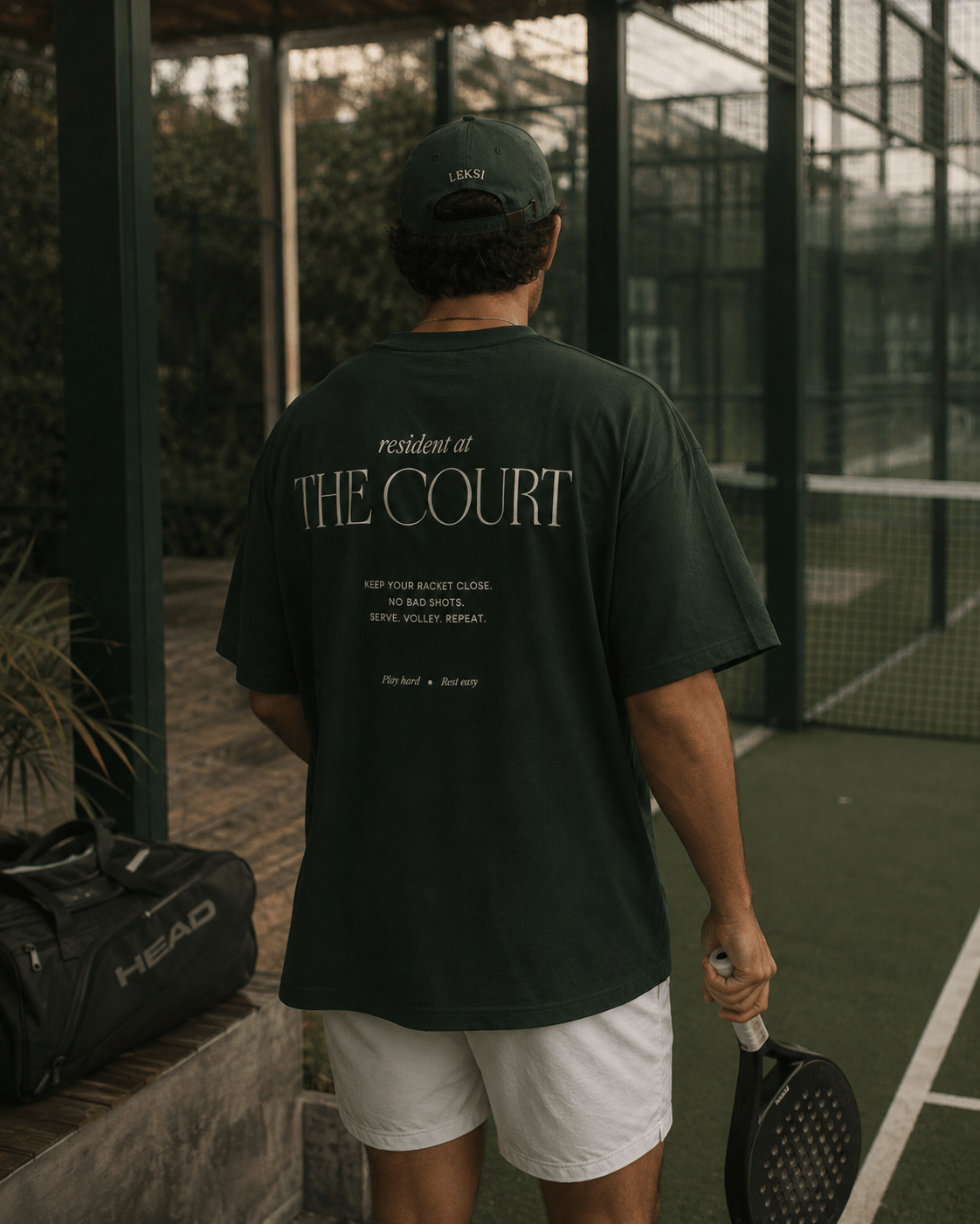 Resident At the Court Oversized Tee XS - Premium Unisex Graphic T-Shirt | LEKSI Pakistan
