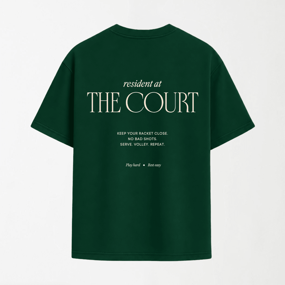 Resident At the Court Oversized Tee XS - Premium Unisex Graphic T-Shirt | LEKSI Pakistan