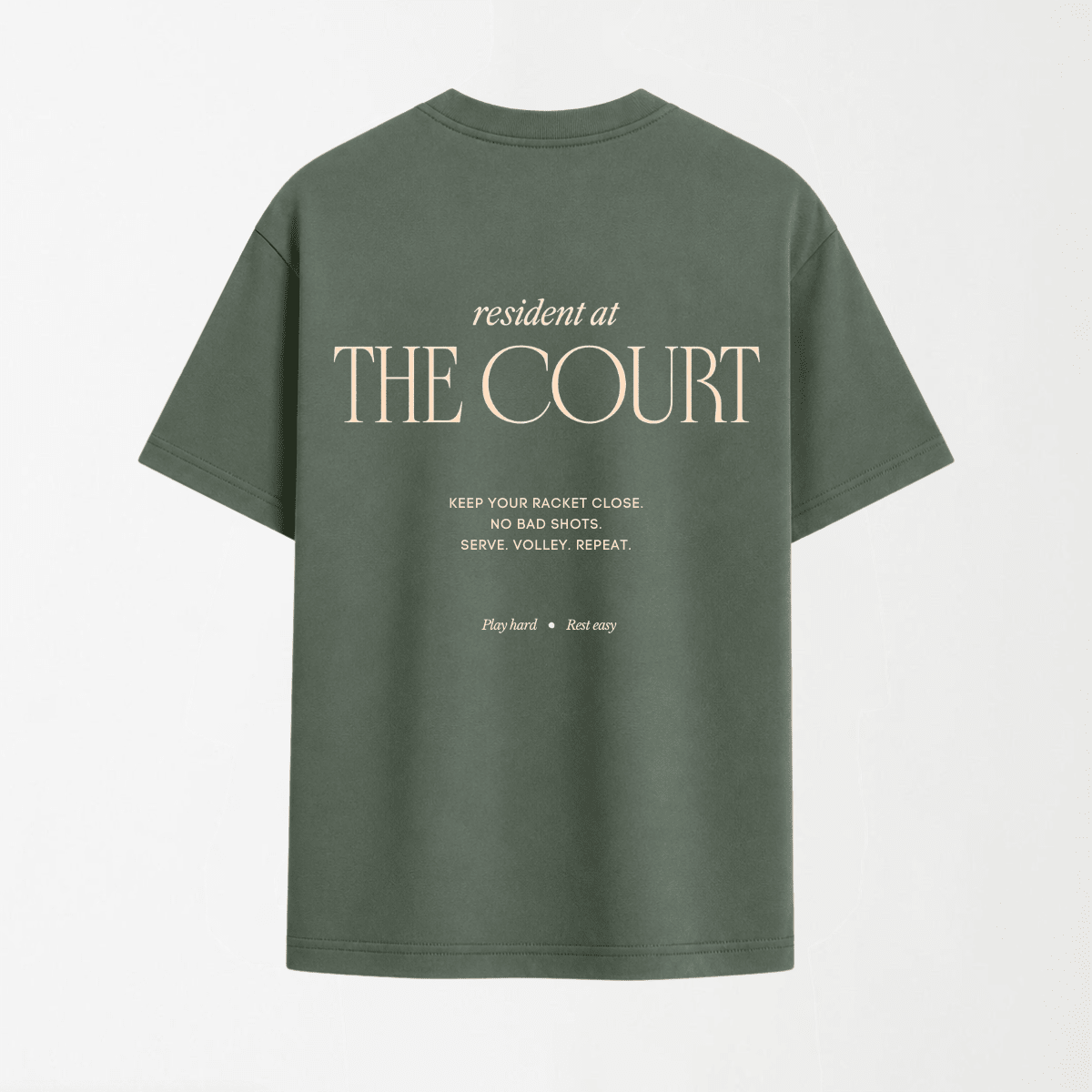 Resident At the Court Oversized Tee XS - Premium Unisex Graphic T-Shirt | LEKSI Pakistan