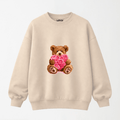 Rosie Bear - Valentines Special S - Premium Unisex Raglan Hoodie | LEKSI Pakistan