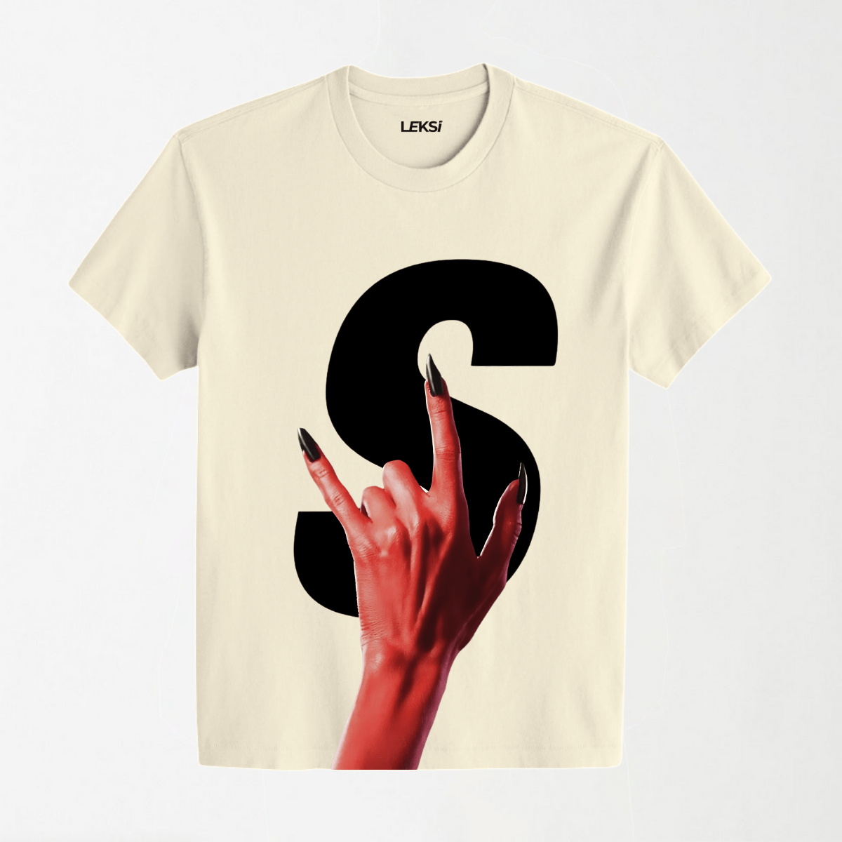 Saint Hand - Round Neck Unisex T Shirt S - Premium Unisex Graphic T-Shirt | LEKSI Pakistan
