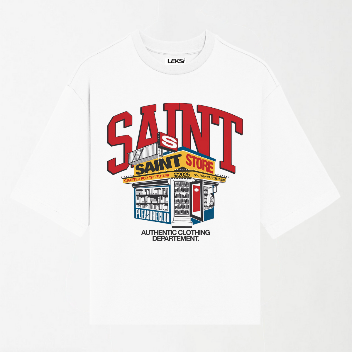 Saint Store - Round Neck Unisex T Shirt S - Premium Unisex Graphic T-Shirt | LEKSI Pakistan