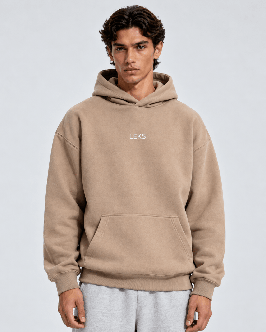 Sandstorm Beige Cloud Hoodie S - Premium Unisex Raglan Hoodie | LEKSI Pakistan
