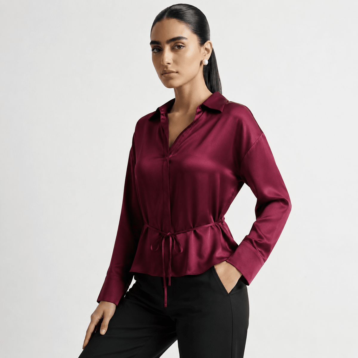 Satin Blouse XS - Premium Unisex | LEKSI Pakistan