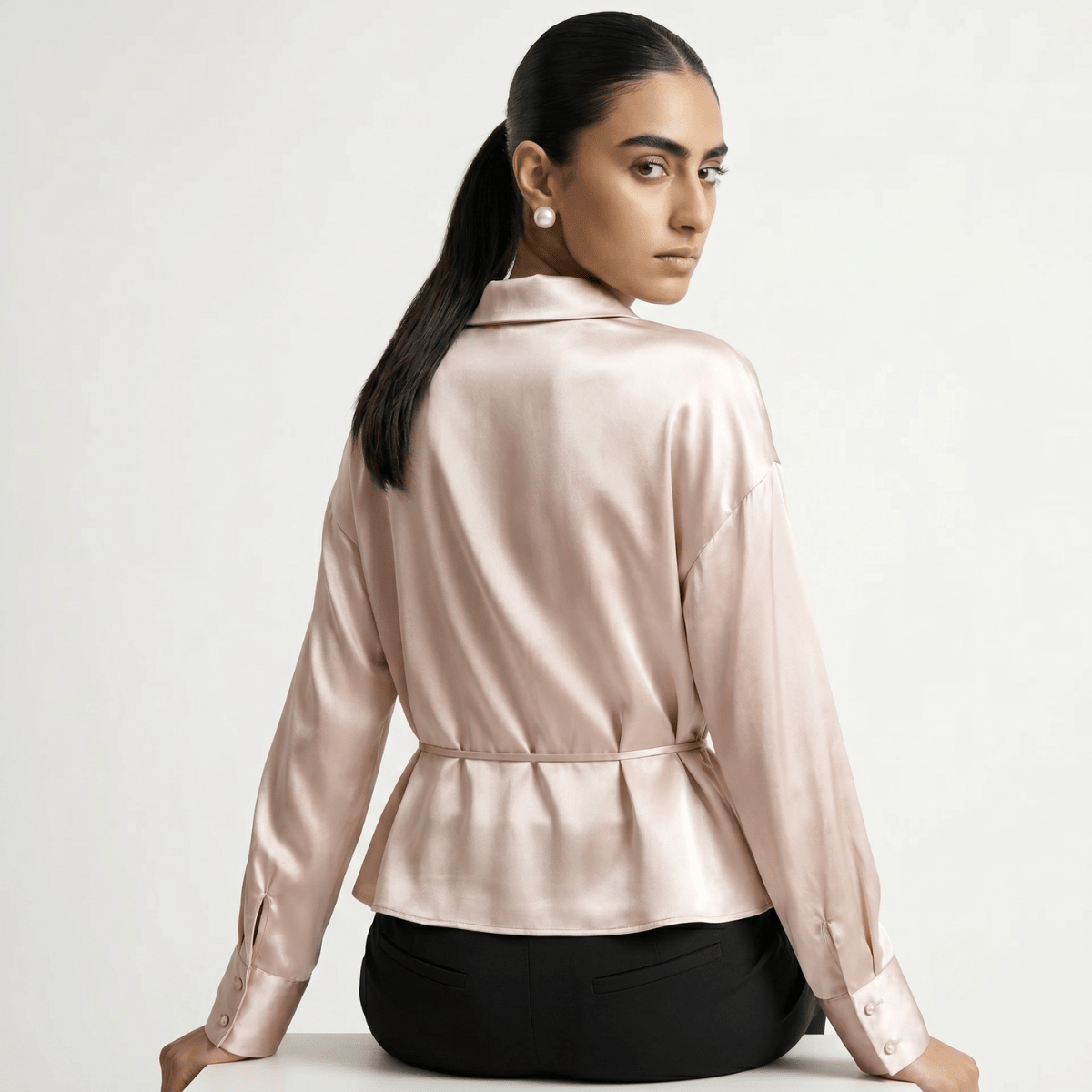 Satin Blouse XS - Premium Unisex | LEKSI Pakistan