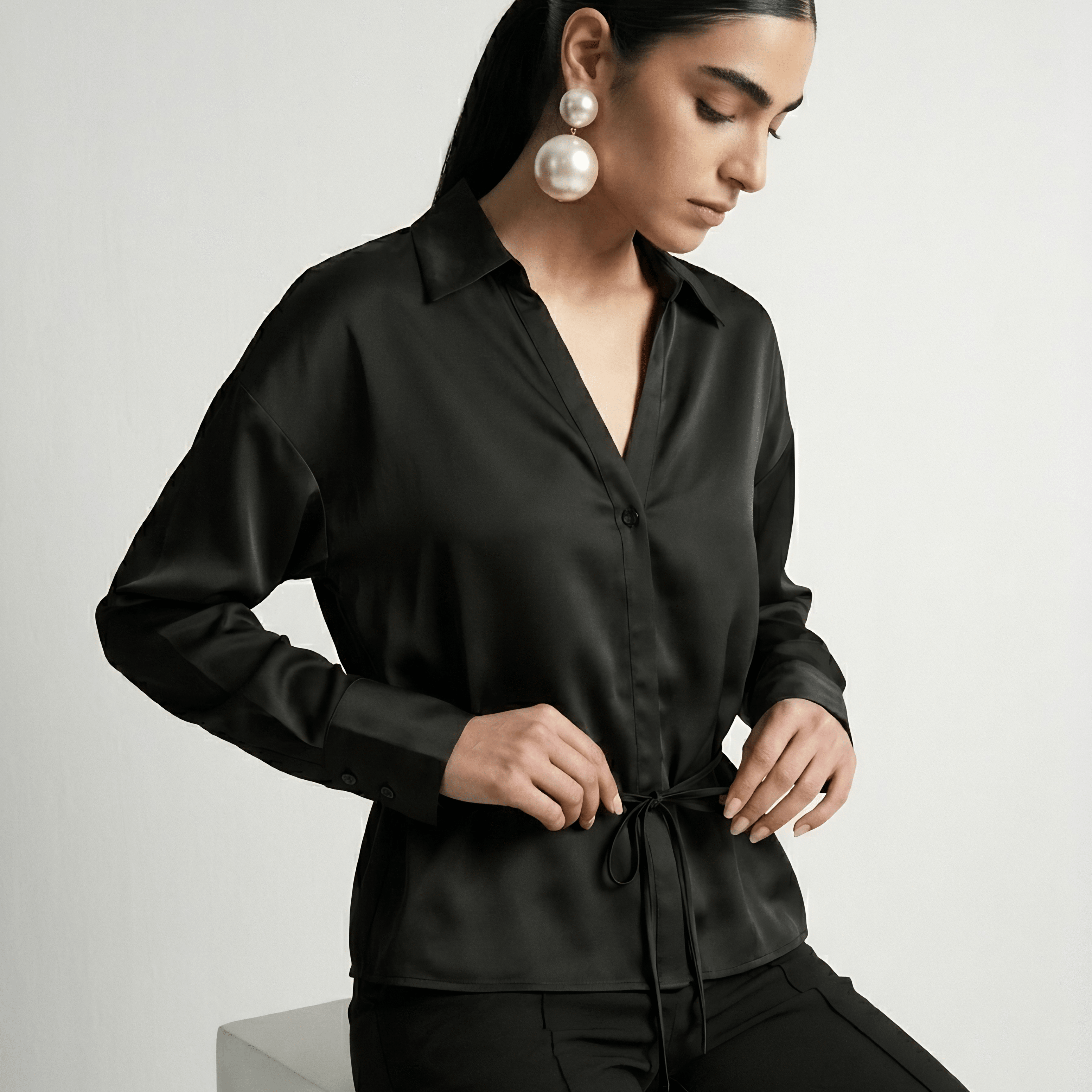 Satin Blouse XS - Premium Unisex | LEKSI Pakistan