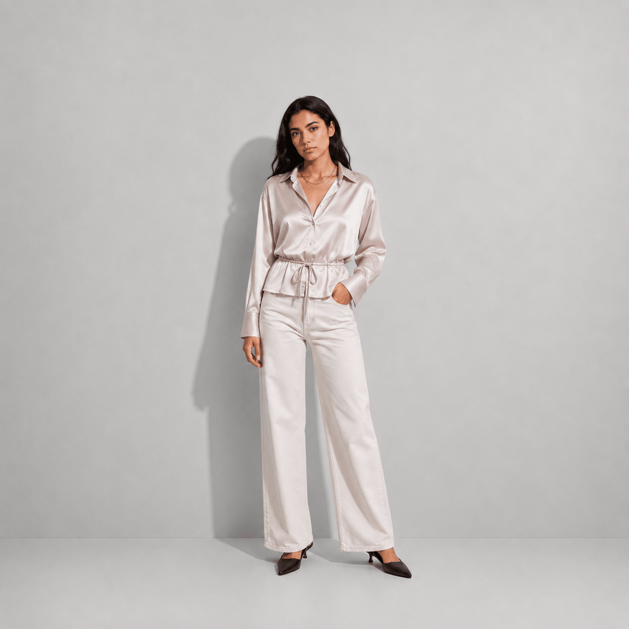 Satin Blouse XS - Premium Unisex | LEKSI Pakistan
