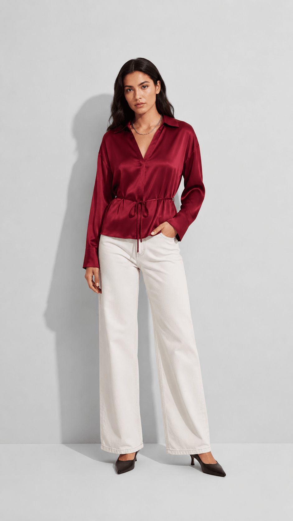 Satin Blouse XS - Premium Unisex | LEKSI Pakistan