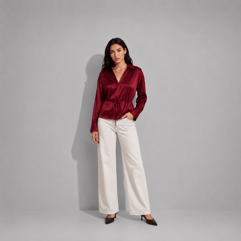 Satin Blouse XS - Premium Unisex | LEKSI Pakistan