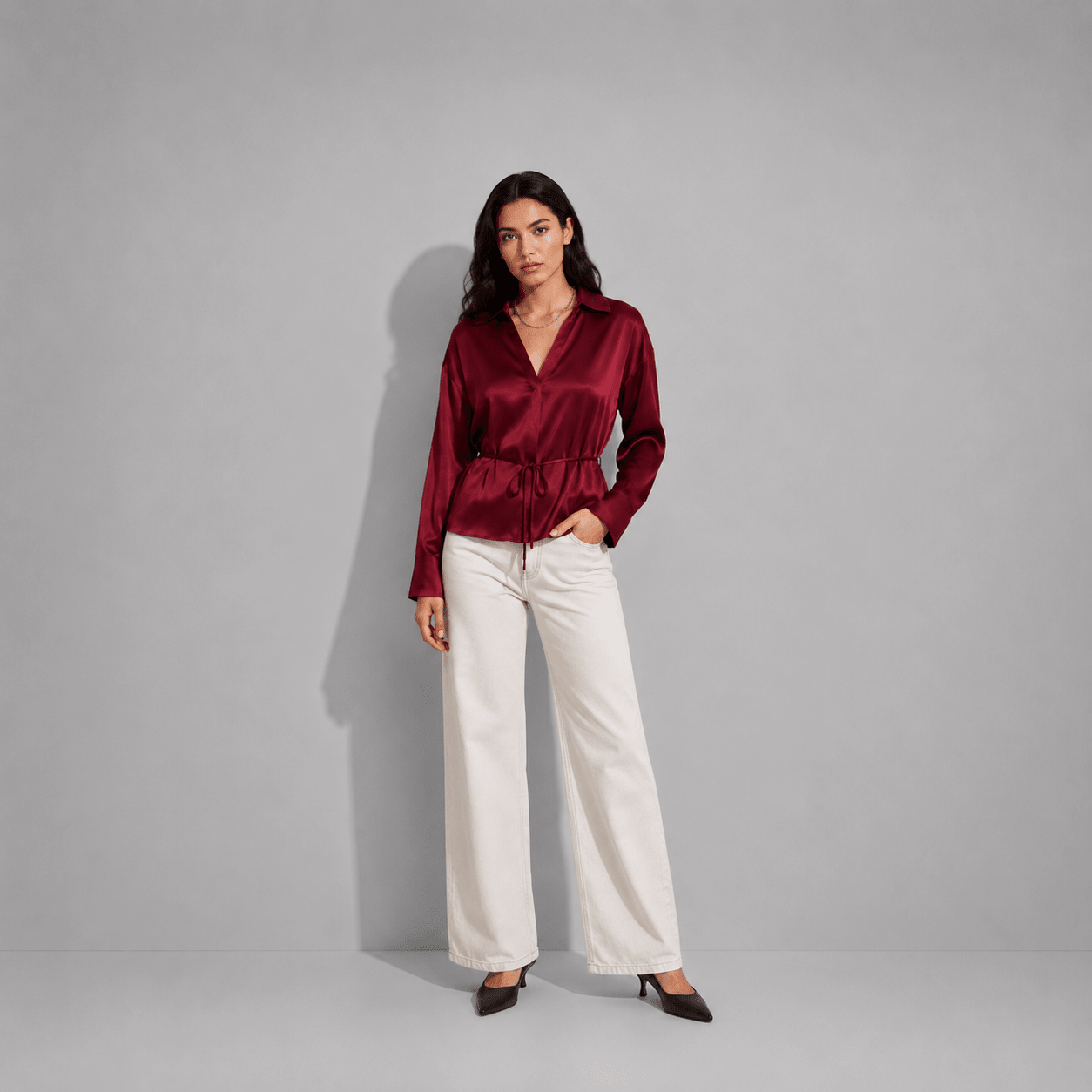 Satin Blouse XS - Premium Unisex | LEKSI Pakistan