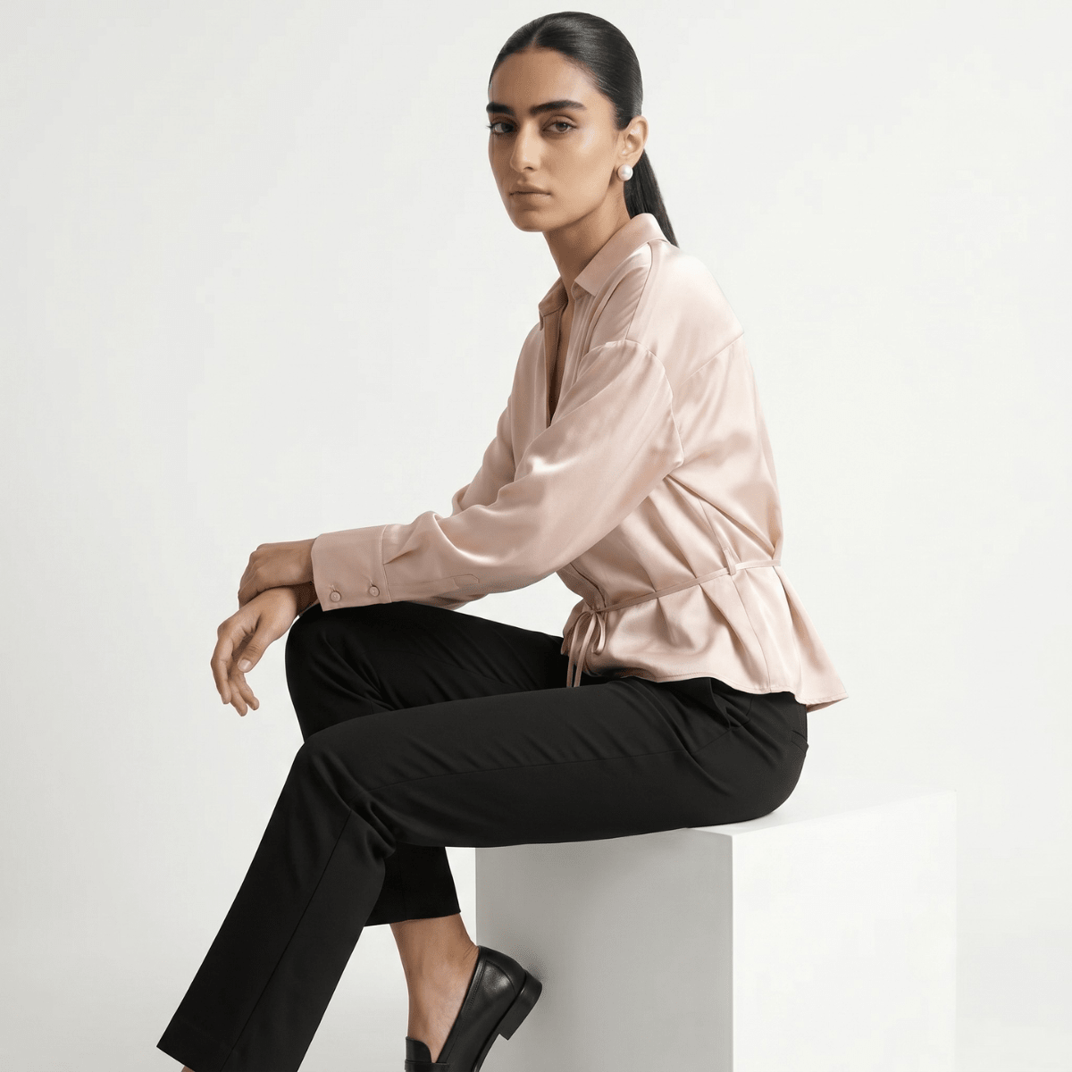 Satin Blouse XS - Premium Unisex | LEKSI Pakistan