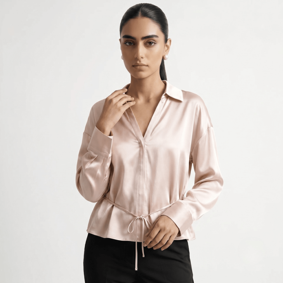 Satin Blouse XS - Premium Unisex | LEKSI Pakistan