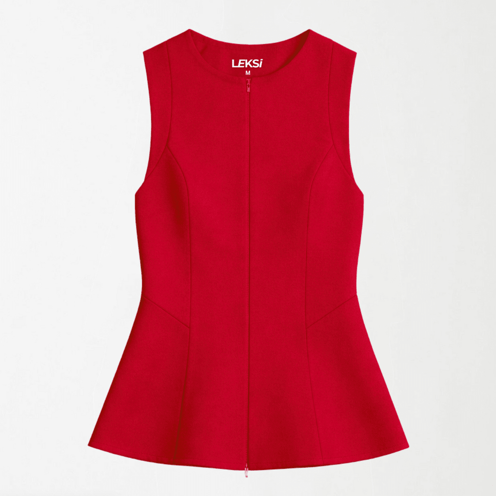 Scarlet Zip Top XS - Premium Unisex | LEKSI Pakistan