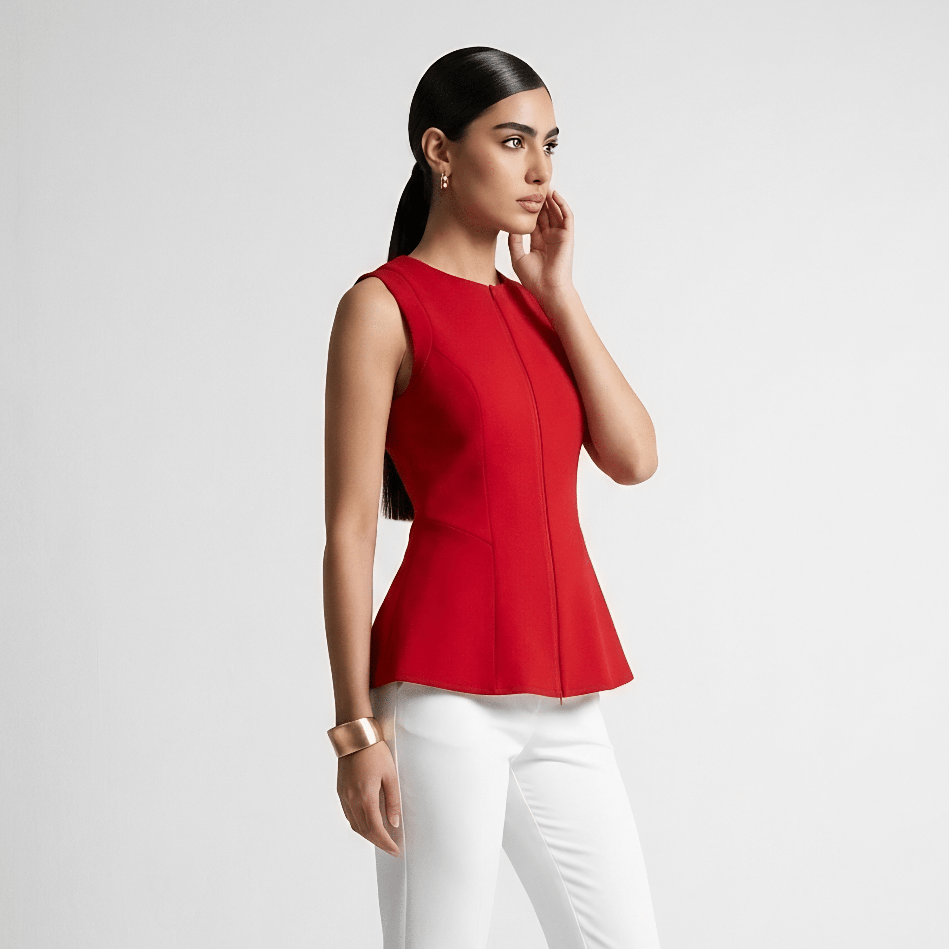 Scarlet Zip Top XS - Premium Unisex | LEKSI Pakistan