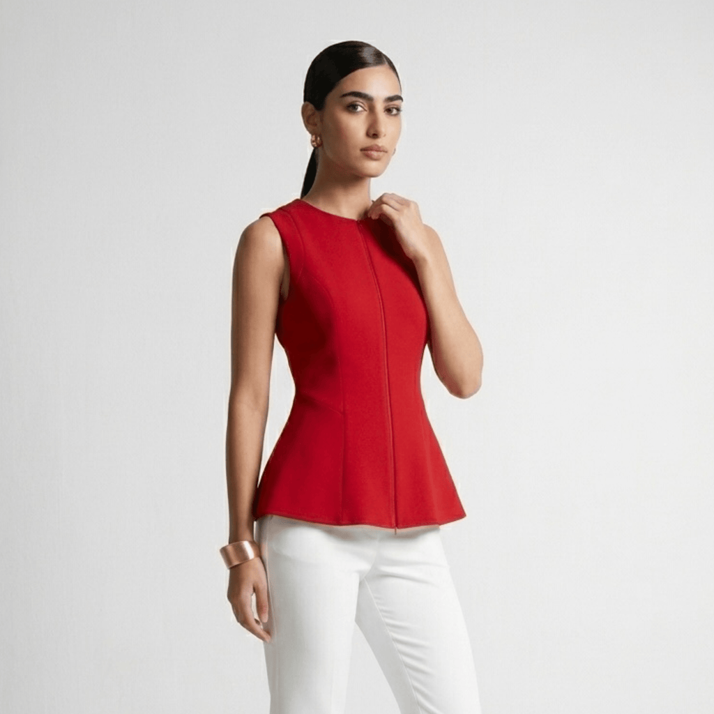 Scarlet Zip Top XS - Premium Unisex | LEKSI Pakistan