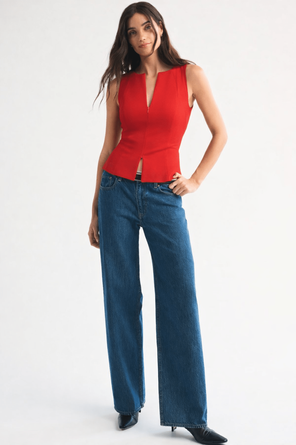 Scarlet Zip Top XS - Premium Unisex | LEKSI Pakistan