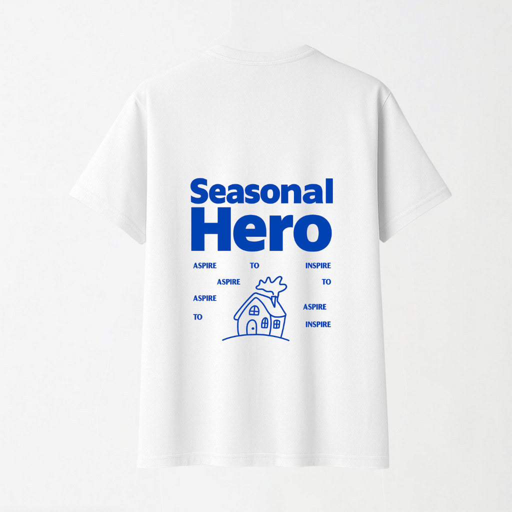 Seasonal Hero - Round Neck Unisex T Shirt S - Premium Unisex Graphic T-Shirt | LEKSI Pakistan