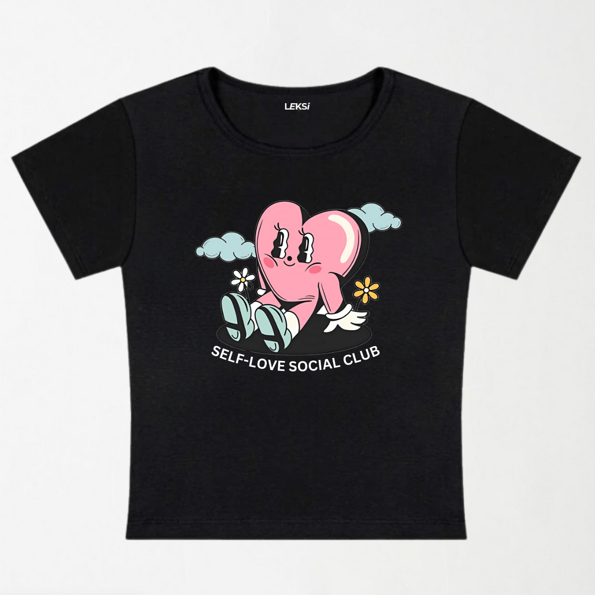 Self - Love Social Club Y2K Baby Tee XXS - Premium Unisex | LEKSI Pakistan