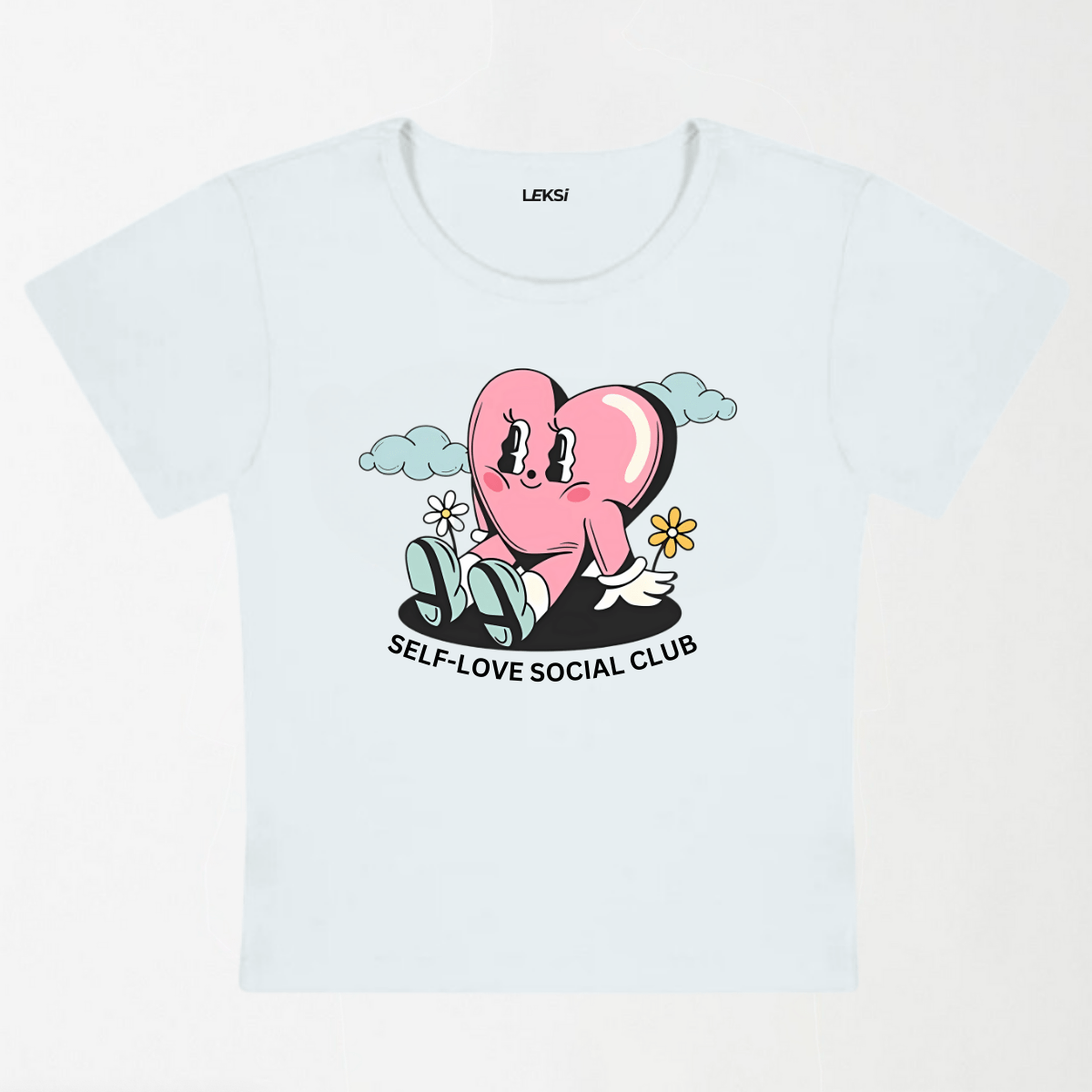 Self - Love Social Club Y2K Baby Tee XXS - Premium Unisex | LEKSI Pakistan