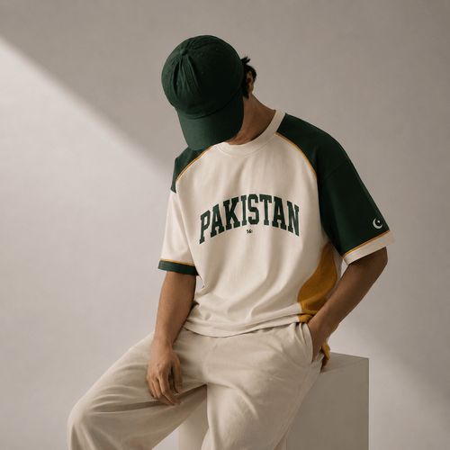 Shade 14° Oversized T-Shirt - 14°N S - Premium Unisex Graphic T-Shirt | LEKSI Pakistan